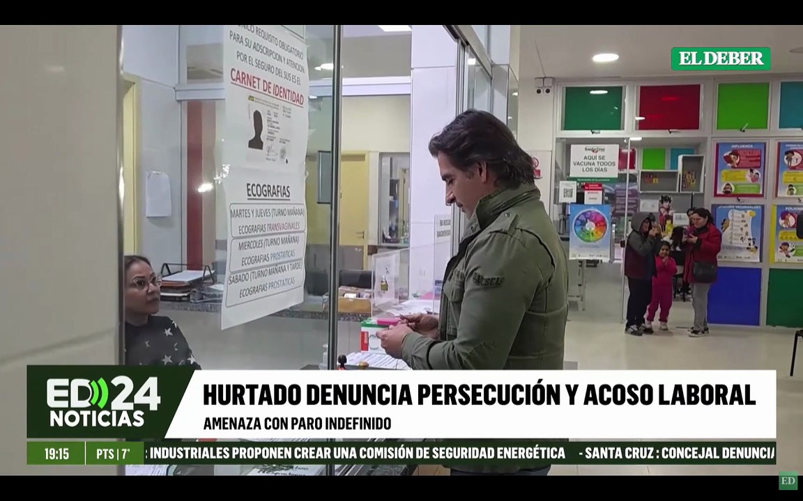 Hurtado denuncia persecución y acoso laboral