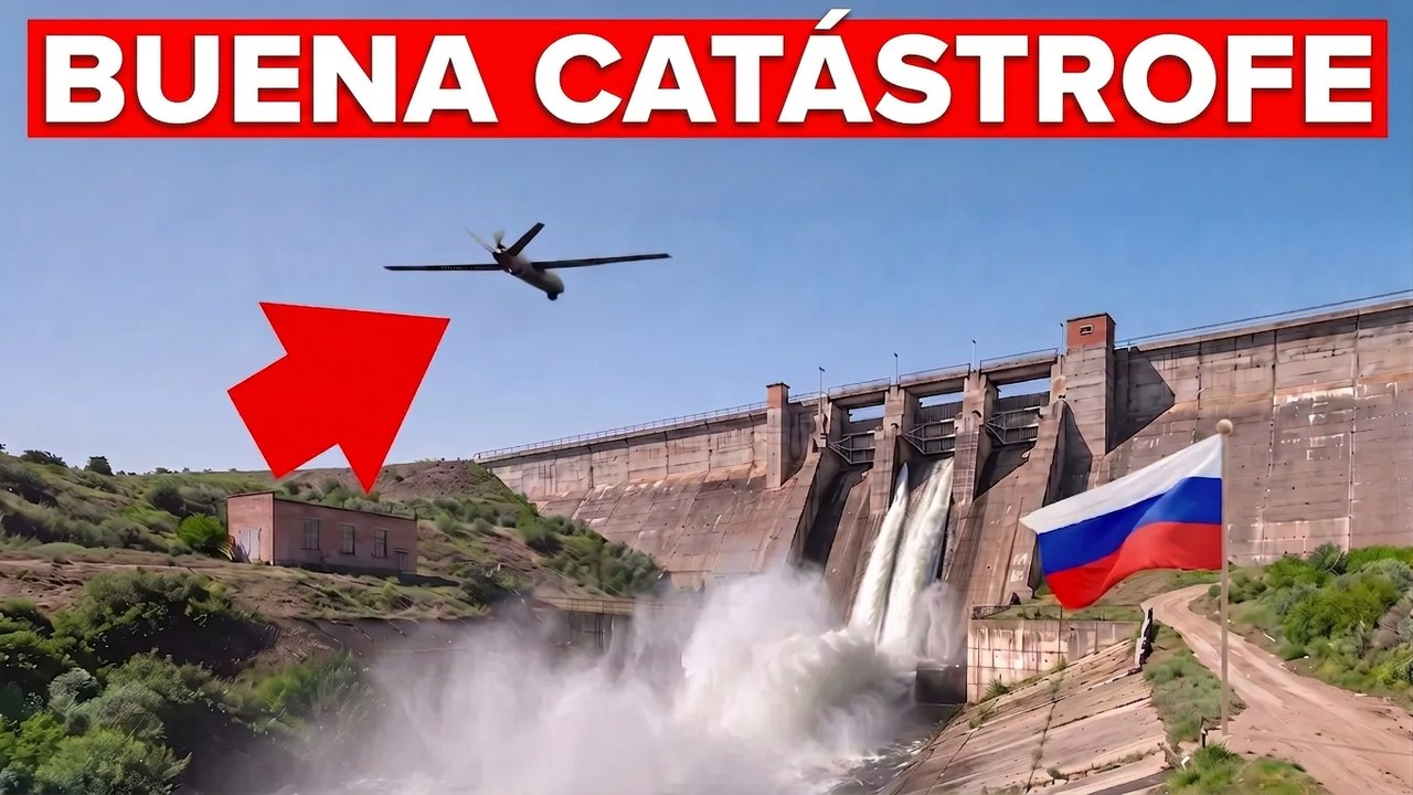 Ucrania ataca una represa rusa y el agua se lleva a las tropas rusas