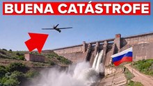 Ucrania ataca una represa rusa y el agua se lleva a las tropas rusas