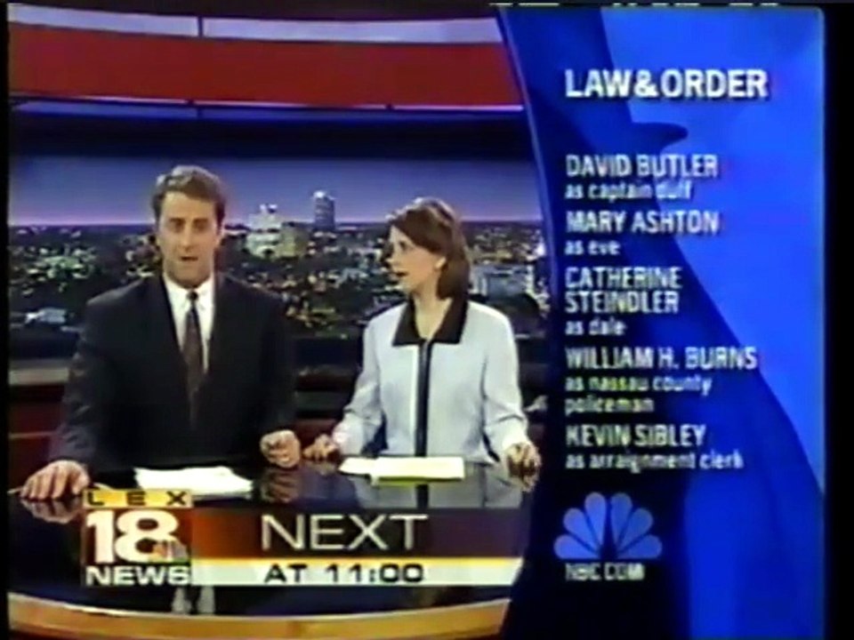 Law & Order NBC Split Screen Credits (5/17/01)