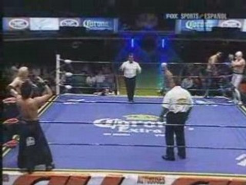 Ohara, Okumura, Caifan vs Stuka, Axel, Mictlan