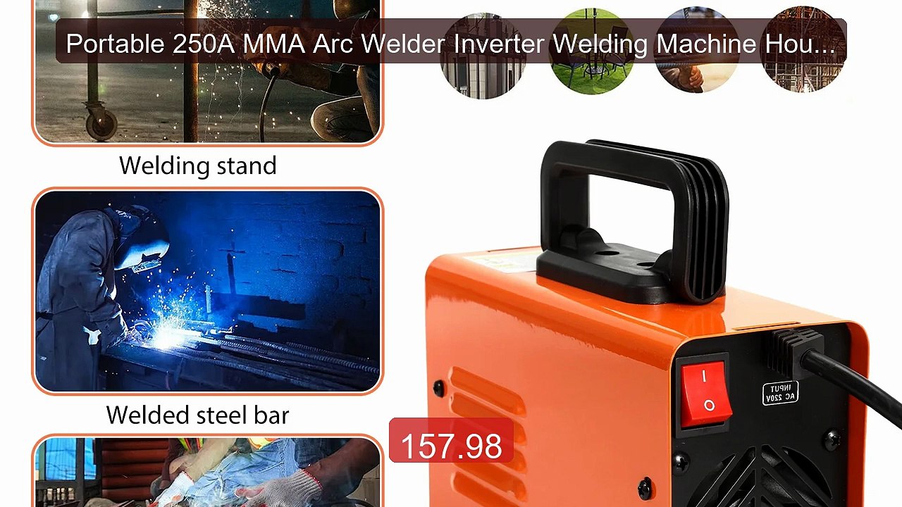 Portable 250A MMA Arc Welder Inverter Welding Machine Househo... -- Amazing Value 2026 | Must Have!