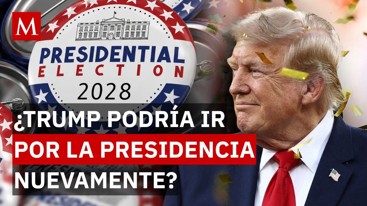 ¿Es broma o realidad? Así Trump reavivó el debate sobre un tercer mandato en 2028