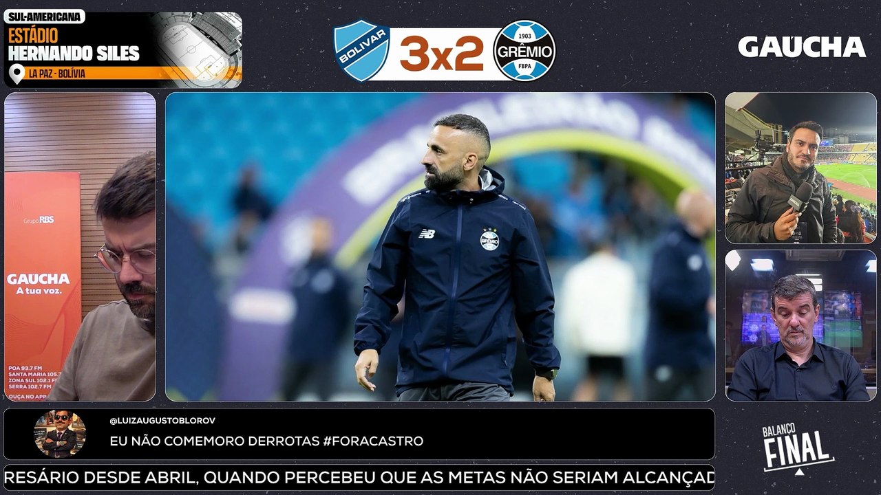 Coletiva Bolivar x Grêmio