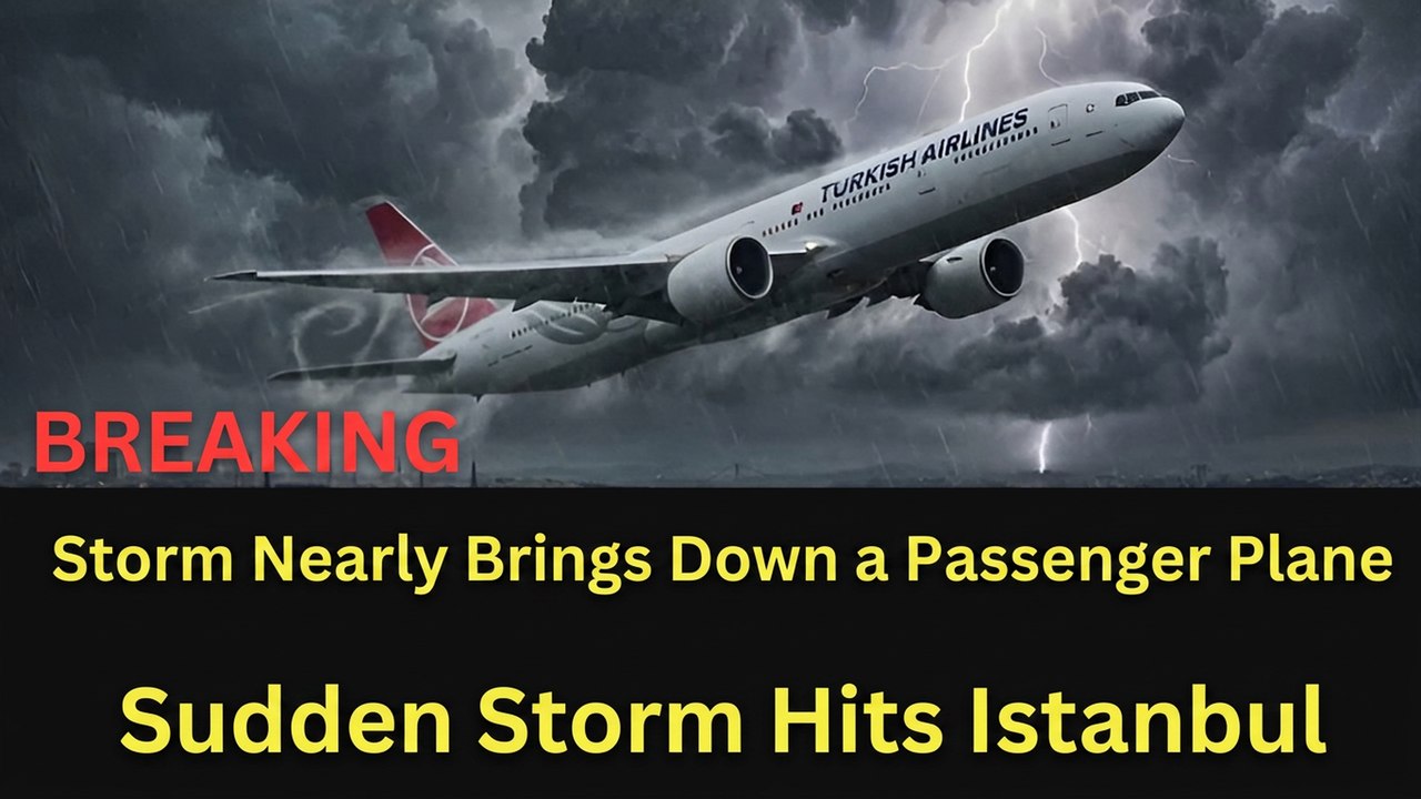 Breaking: Passenger Plane Almost Taken Down by Sudden Storm Winds in Turkey