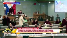 Prosekusyon, hihiling sa korte na bigyang-linaw ang patakaran sa clarificatory questions ng dalawang panig sa Senator-Judges | ulat ni Vel Custodio