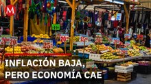 Inflación desacelera un 3.10% anual pero economía retrocede 0.3% en mayo