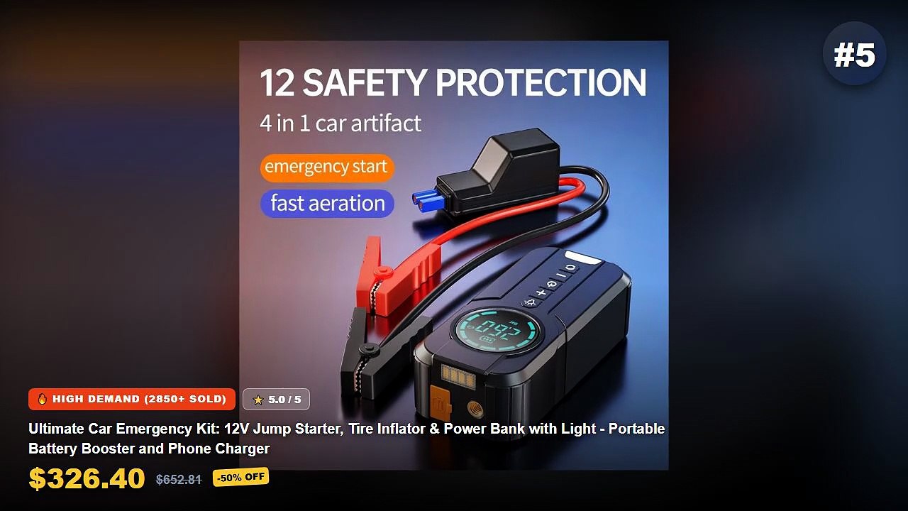 Don't Buy Heavy Duty Jump Starter Before Watching This! - Battery Jumper Cable Adapter for Milwaukee 18V Auto Car Jump S...