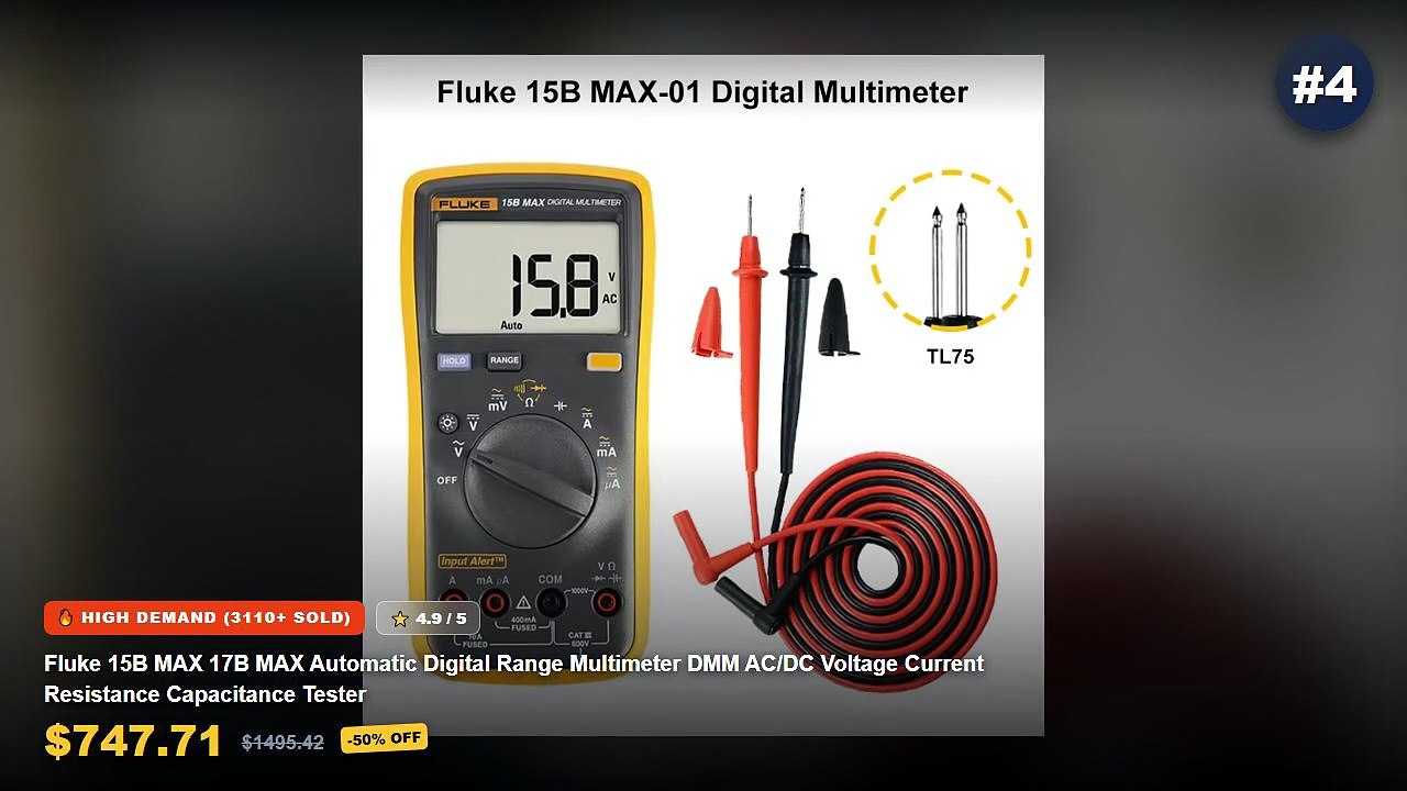 Automatic Multimeter: Top 5 Best Sellers - ZOYI ZT MD2 Automatic RLC/ESR Tester SMD Component Tweezers Multimeter Capaci...