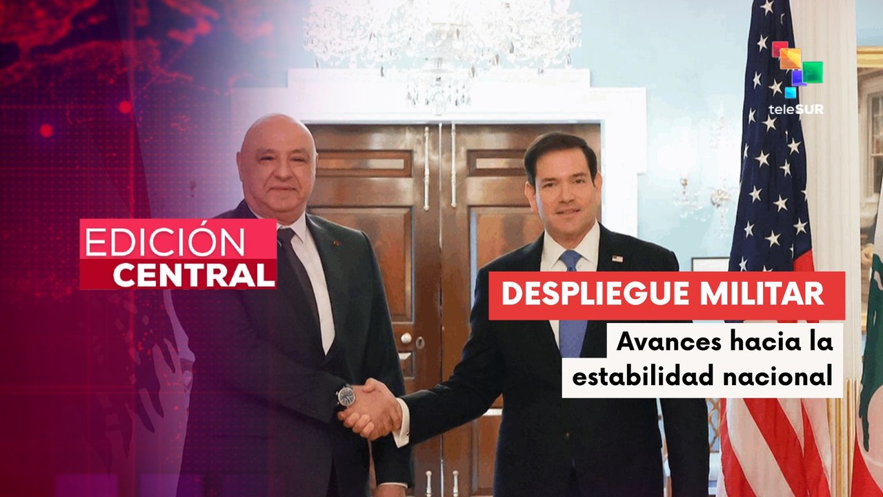 Presidente libanés concluye visita a EE.UU. tras despliegue militar en el sur