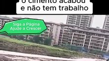 Sem trabalho na obra