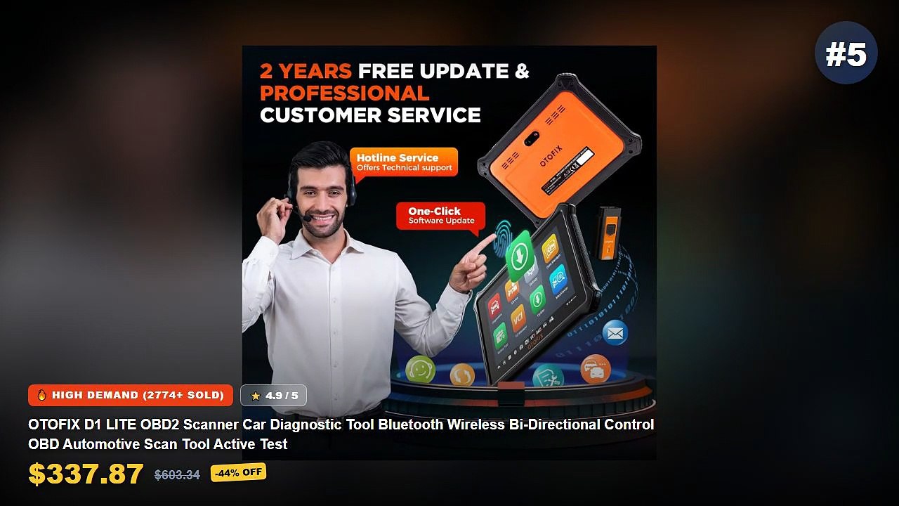 Ultimate Guide to the Best Wireless Obd2 Scanner - OTOFIX D1 LITE OBD2 Scanner Car Diagnostic Tool Bluetooth Wireless Bi...
