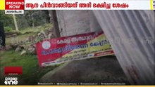 അരിക്കൊമ്പന്റെ പിൻഗാമി...; ഇടുക്കി ശാന്തൻപാറയിൽ റേഷൻകട തകർത്ത് അരി കഴിച്ച് മടങ്ങി ചക്കക്കൊമ്പൻ