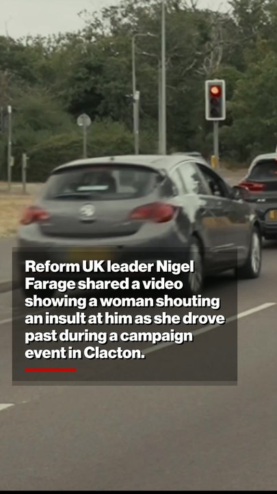Driver crashes moments after yelling at Nigel F...