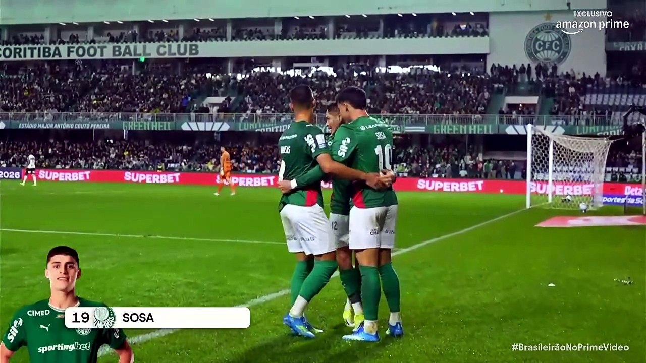 Coritiba x Palmeiras (Campeonato Brasileiro 2026 19ª rodada)  2º Tempo
