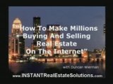 Make Millions Buying - Selling Real Estate Online pt.1