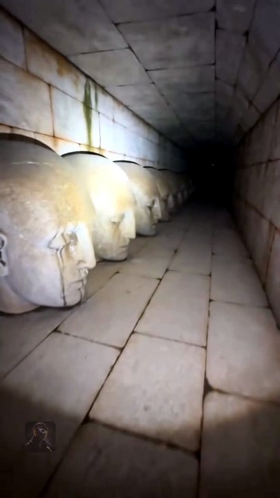 Uncovered: Mysterious Giant Head Statues Hidden Underground