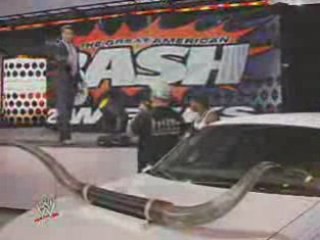 Cena and Cryme Tyme destroy JBL's limo 07 07 08