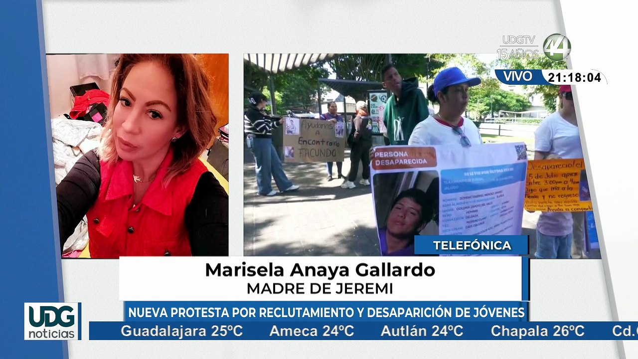 Nueva protesta por reclutamiento y desaparición de jóvenes