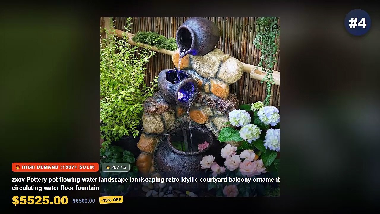 Best Retro Water Fountain on AliExpress | Review - Realistic Garden Fountain Dragon Statue Dragon Pattern Resin Fountain...