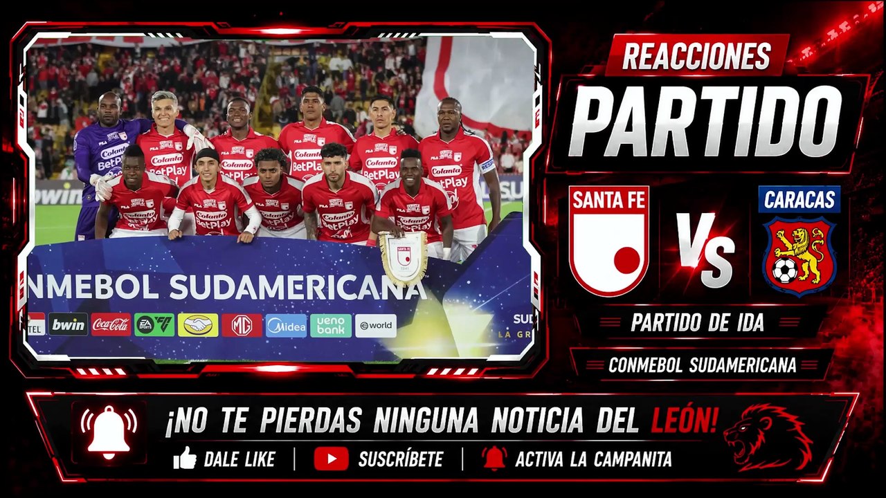 SANTA FE dejó GRANDES SORPRESAS ante CARACAS