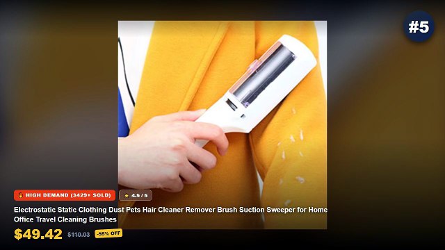 Ultimate Guide to the Best Pet Hair Remover For Home - Electrostatic Static Clothing Dust Pets Hair Cleaner Remover Brus...
