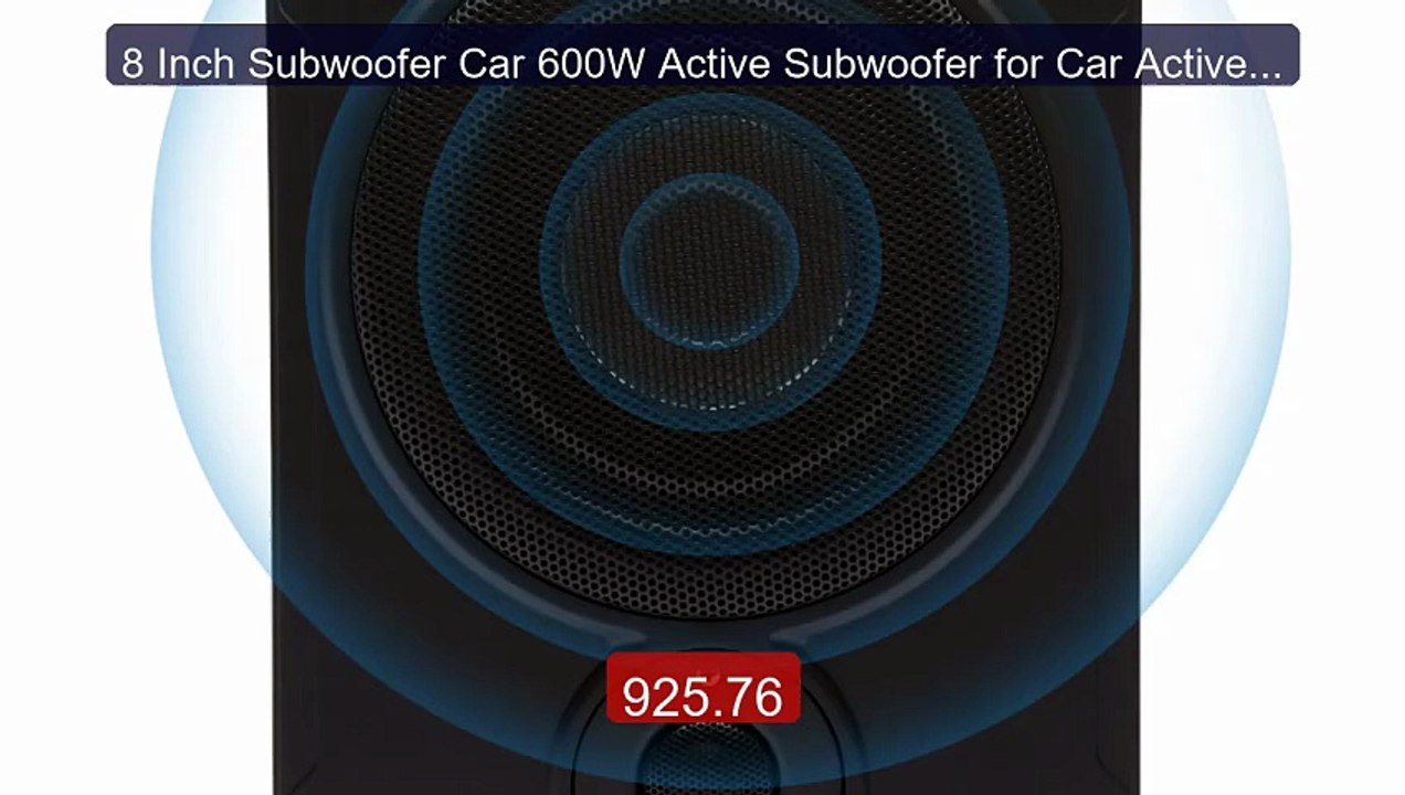 8 Inch Subwoofer Car 600W Active Subwoofer for Car Active Unde... -- Hot Deal 2026 | Limited Offer!