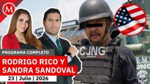 EU anuncia una sanción contra 50 miembros del 'CJNG' | Milenio Noticias, 23 de julio de 2026