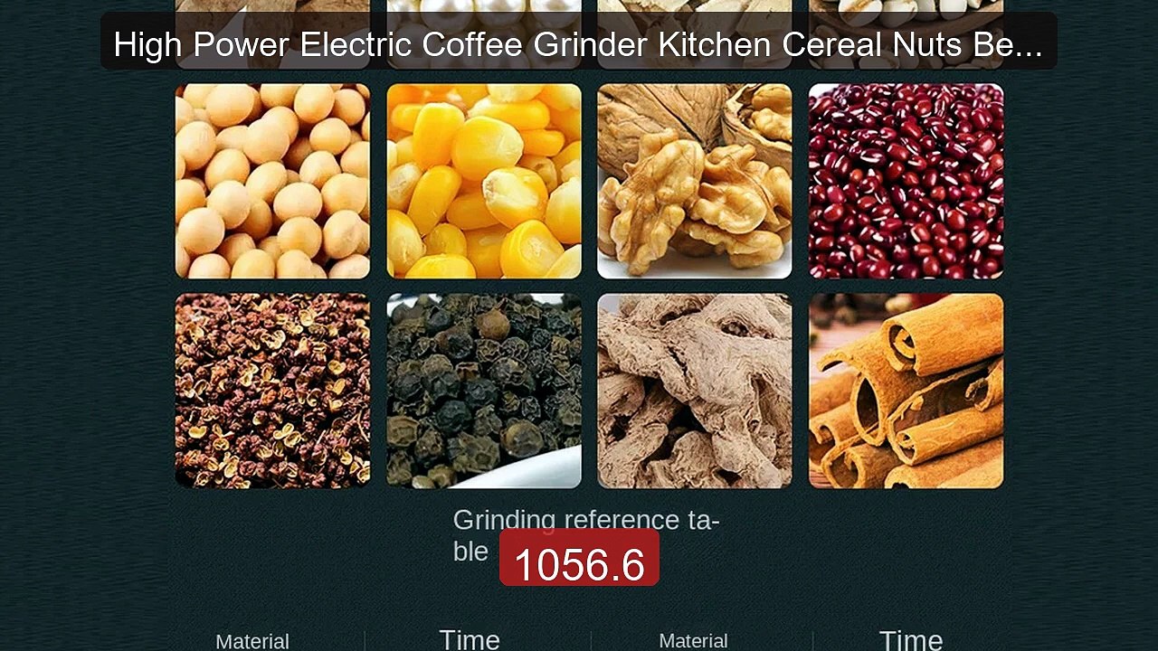 High Power Electric Coffee Grinder Kitchen Cereal Nuts Bean... -- Top Pick 2026 | Unbeatable Price!