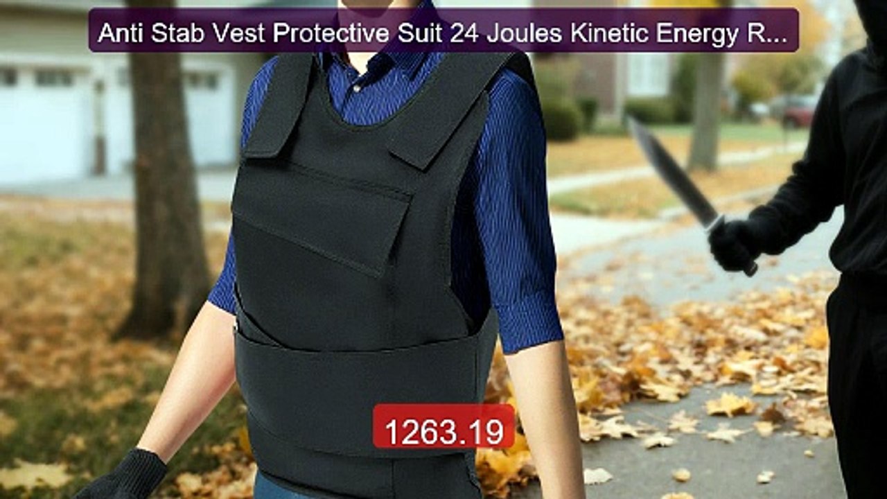Anti Stab Vest Protective Suit 24 Joules Kinetic Energy Resistance... -- Best Deal 2026 | Shop Now!