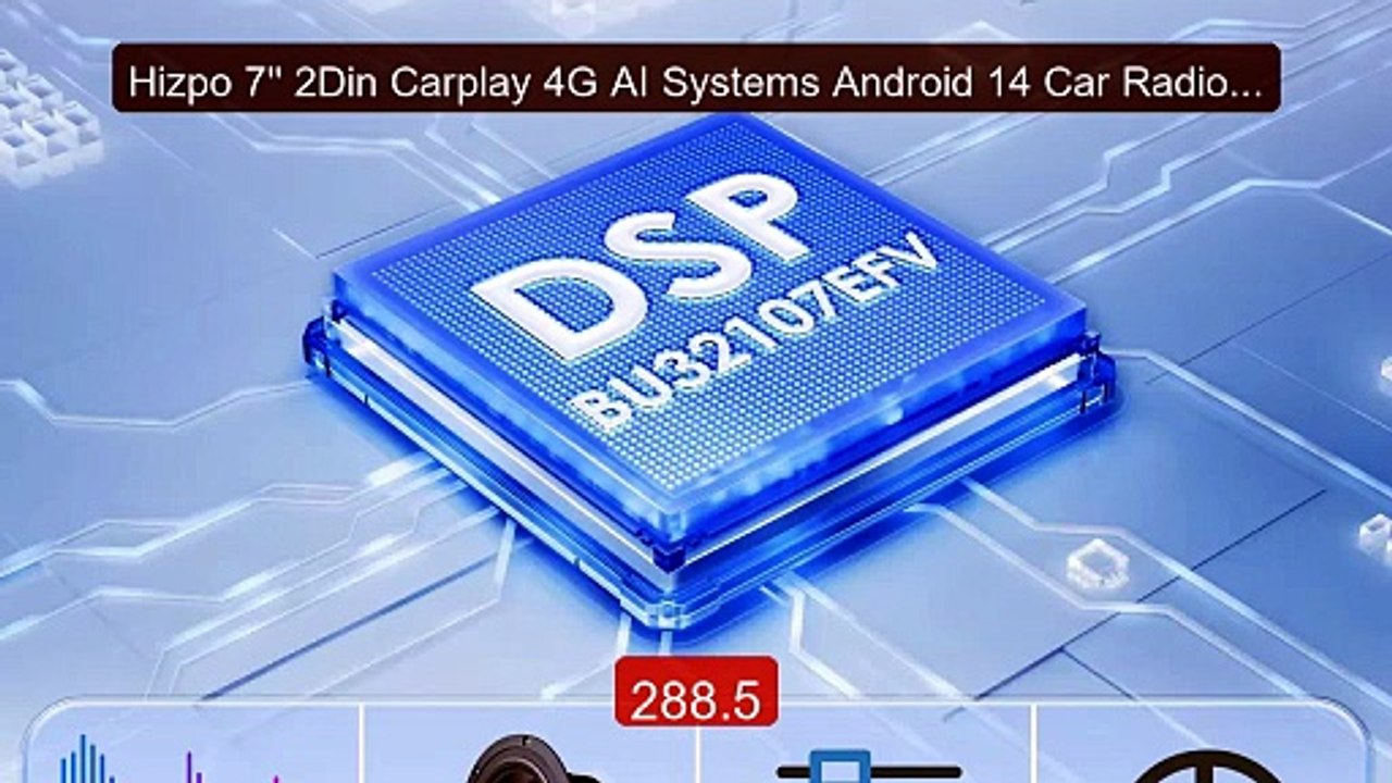 Hizpo 7'' 2Din Carplay 4G AI Systems Android 14 Car Radio for... -- Amazing Value 2026 | Must Have!