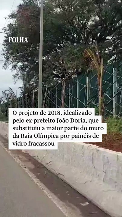 Raia Olímpica da USP tem bambus ainda sem trepadeiras após fracasso da cerca de vidro de Doria