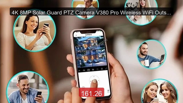 4K 8MP Solar Guard PTZ Camera V380 Pro Wireless WiFi Outside C... Hot Deal 2026 | Limited Offer!