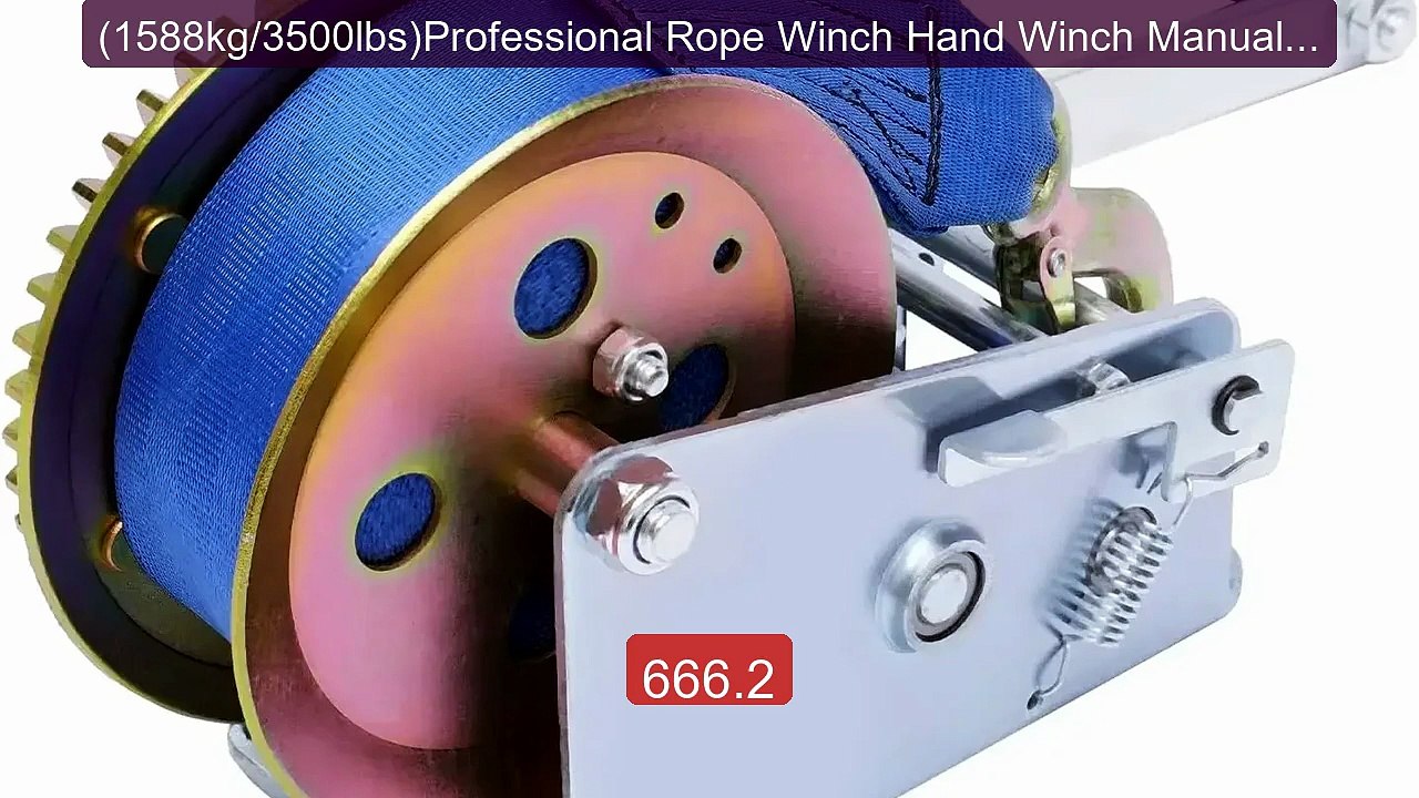 (1588kg/3500lbs)Professional Rope Winch Hand Winch Manual W... -- Top Pick 2026 | Unbeatable Price!