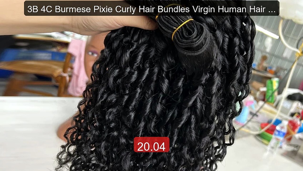 3B 4C Burmese Pixie Curly Hair Bundles Virgin Human Hair Burme... -- Hot Deal 2026 | Limited Offer!