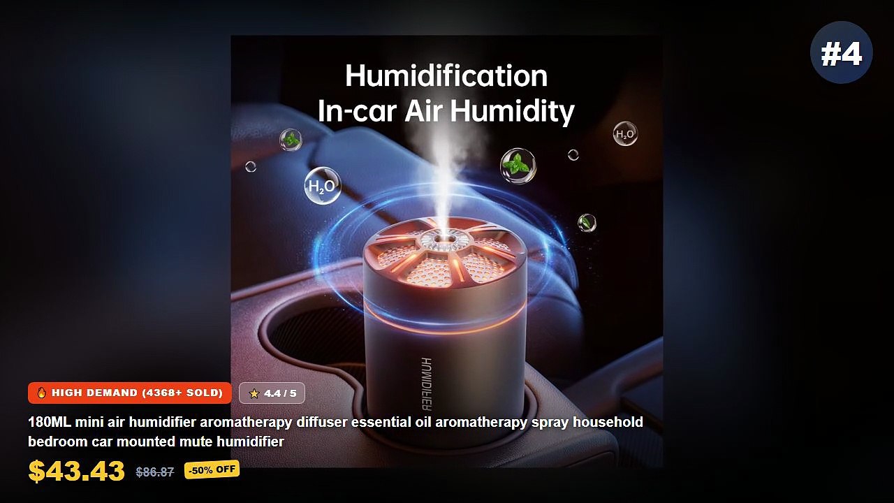 Top 5 Best Aesthetic Humidifier (Must Have!) - Aromatherapy Diffuser with Flame Effect, Essential Oil Diffuser and Cool ...