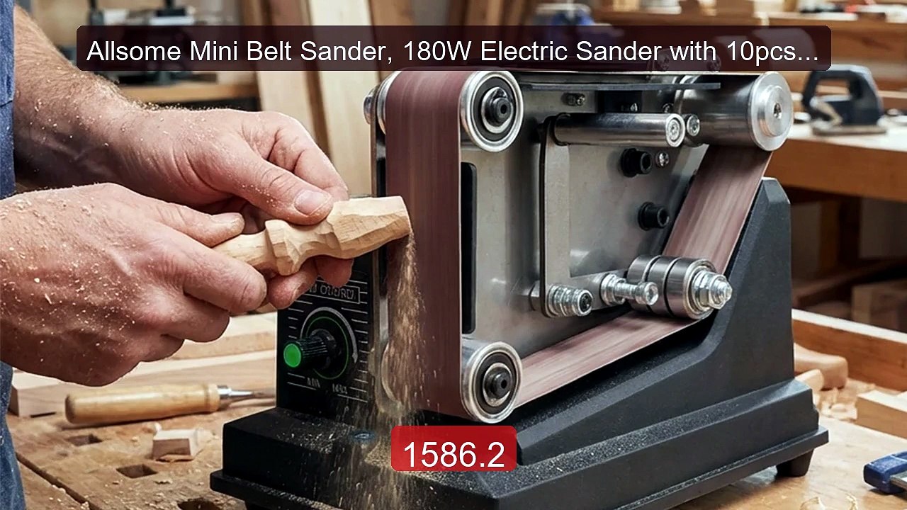 Allsome Mini Belt Sander, 180W Electric Sander with 10pcs 533*30mm... -- Best Deal 2026 | Shop Now!
