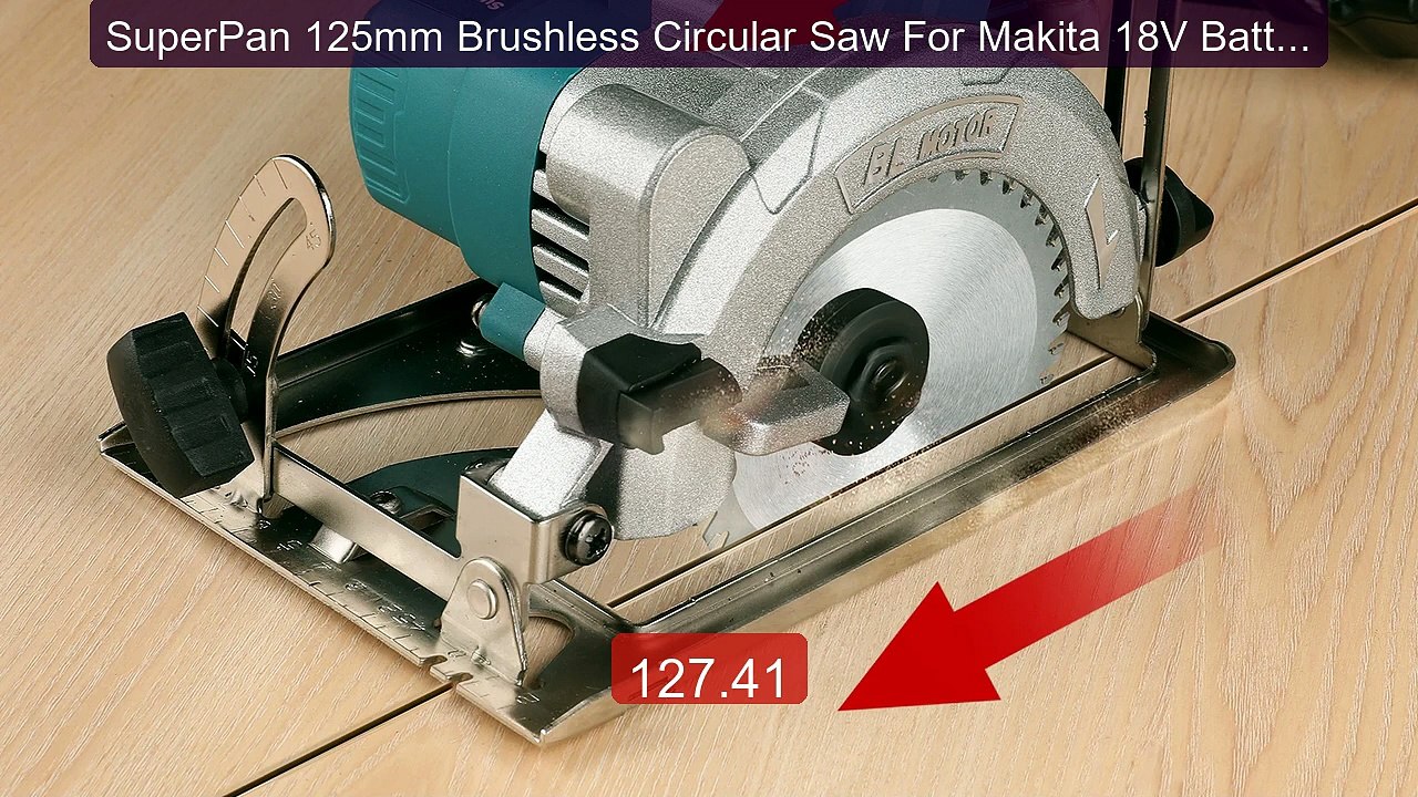 SuperPan 125mm Brushless Circular Saw For Makita 18V Battery Cordle... -- Top Rated 2026 | Buy Now!