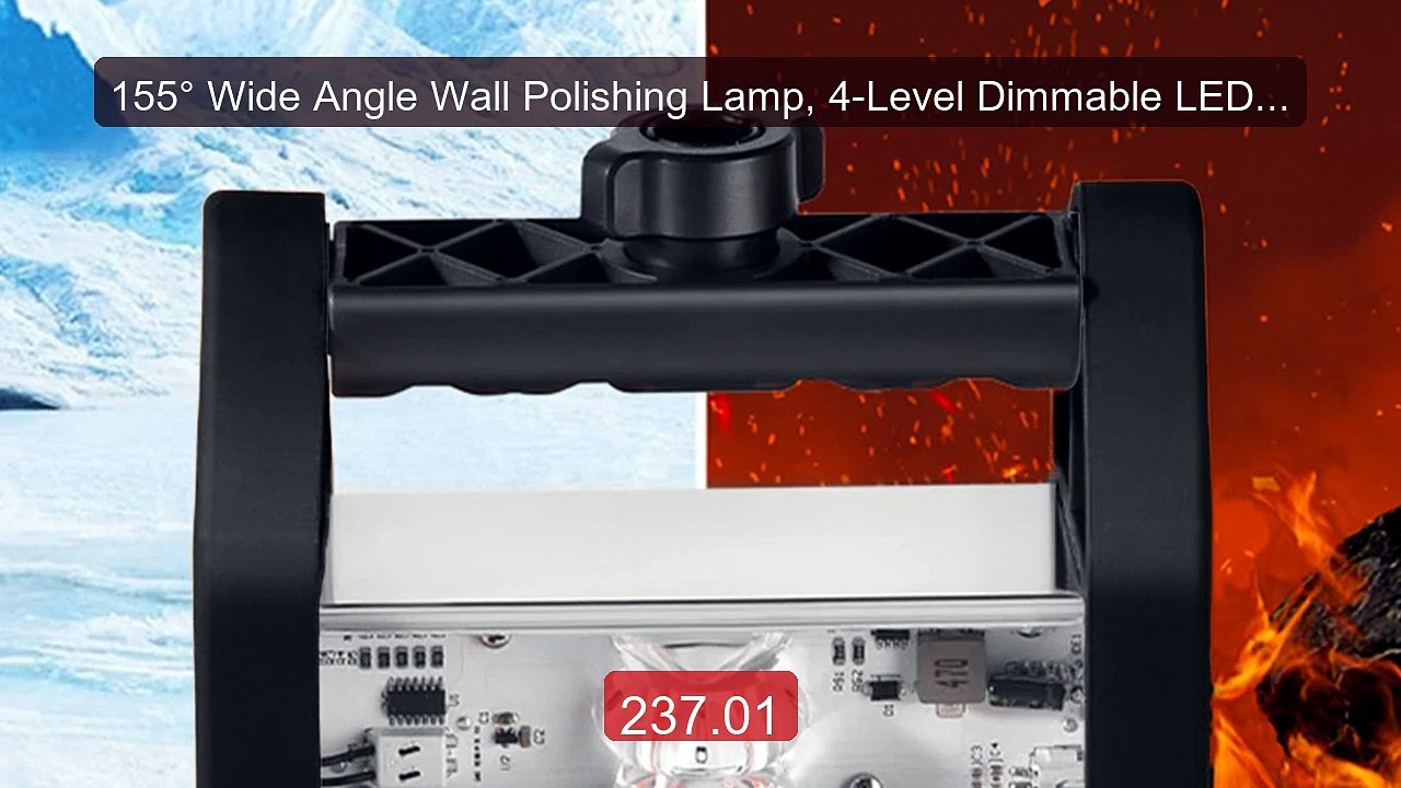 155° Wide Angle Wall Polishing Lamp, 4-Level Dimmable LED Light, Wa... -- Top Rated 2026 | Buy Now!