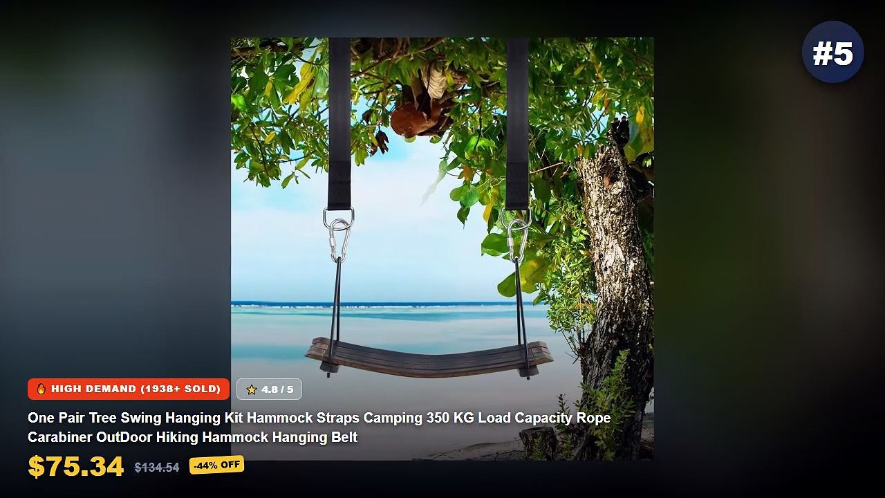 Cheap & Best Hammock Kit Unboxing & Review - One Pair Tree Swing Hanging Kit Hammock Straps Camping 350 KG Load Capacity...
