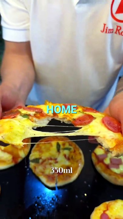 Receta de 8 MiniPizzas con medio kilo de harina 🍕