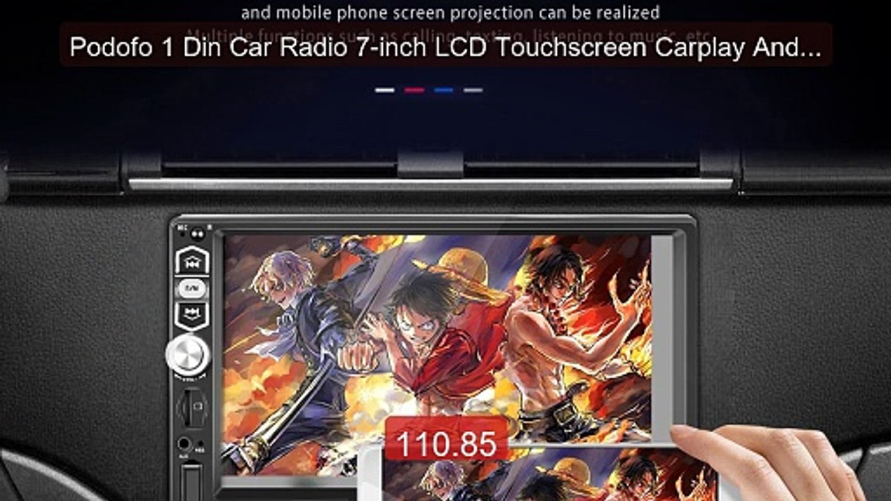 Podofo 1 Din Car Radio 7-inch LCD Touchscreen Carplay Android ... -- Hot Deal 2026 | Limited Offer!