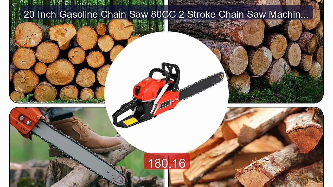 20 Inch Gasoline Chain Saw 80CC 2 Stroke Chain Saw Machine 9800W Hi... -- Top Rated 2026 | Buy Now!