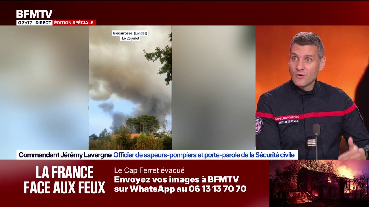 Incendie en Gironde: "J'espère qu'on ne sera pa...