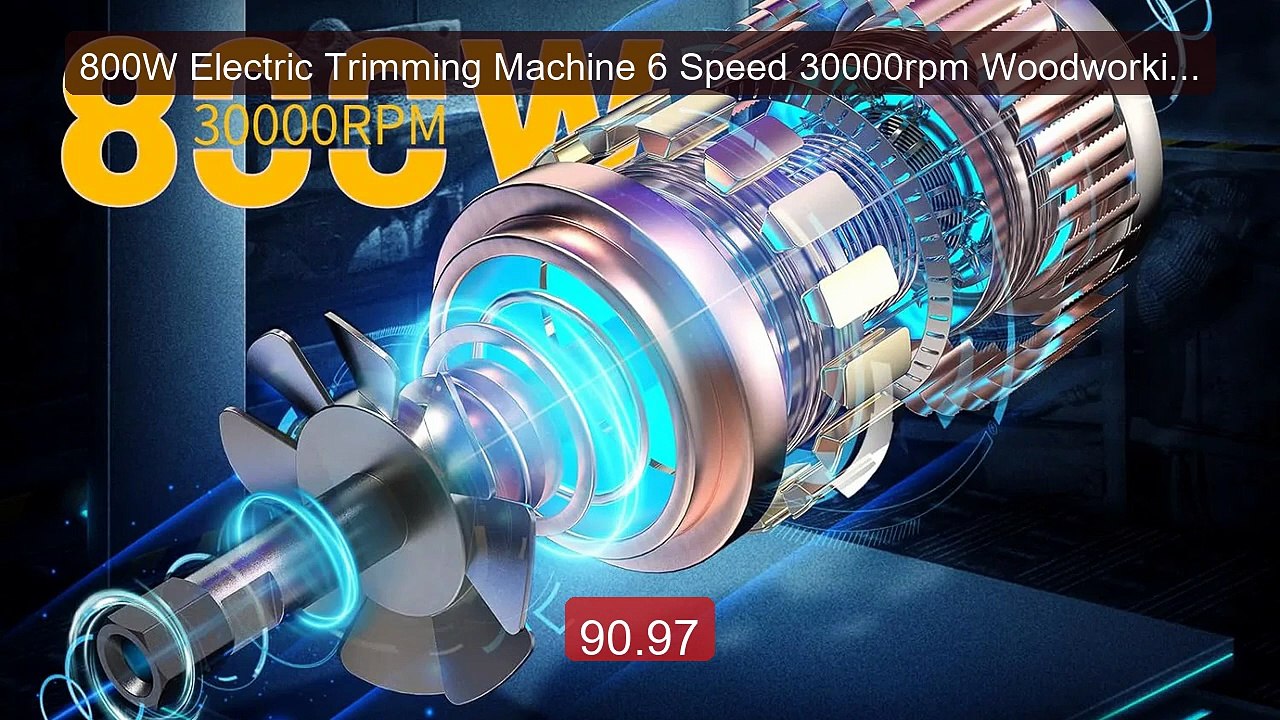 800W Electric Trimming Machine 6 Speed 30000rpm Woodworking Mi... -- Best Buy 2026 | Great Quality!