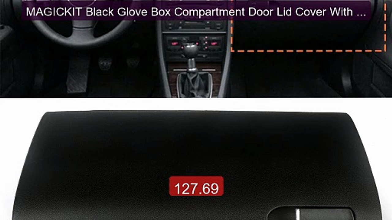 MAGICKIT Black Glove Box Compartment Door Lid Cover With Buckl... -- Best Buy 2026 | Great Quality!