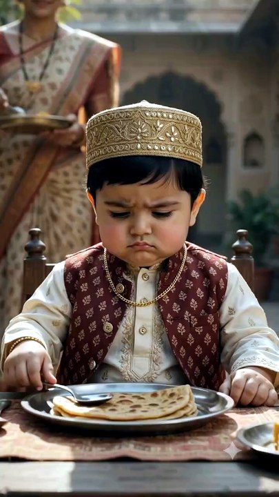 Chota nawab ne kayi ruki roti