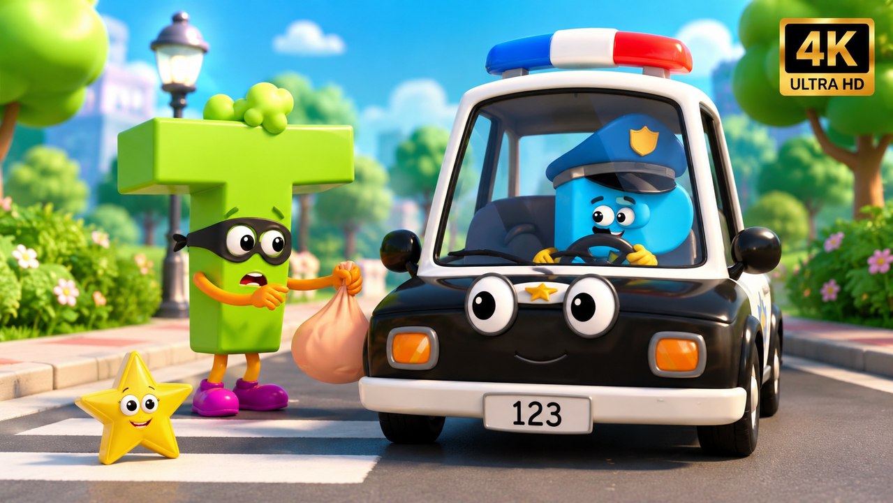 Wheels On The Police Car | Nursery Rhymes for Kids | Baby Songs | Learning Songs | Oh My Genius
