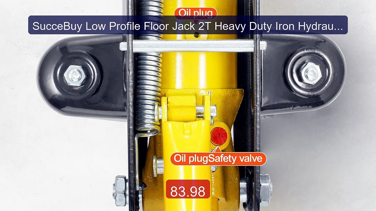 SucceBuy Low Profile Floor Jack 2T Heavy Duty Iron Hydraulic ... -- Amazing Value 2026 | Must Have!