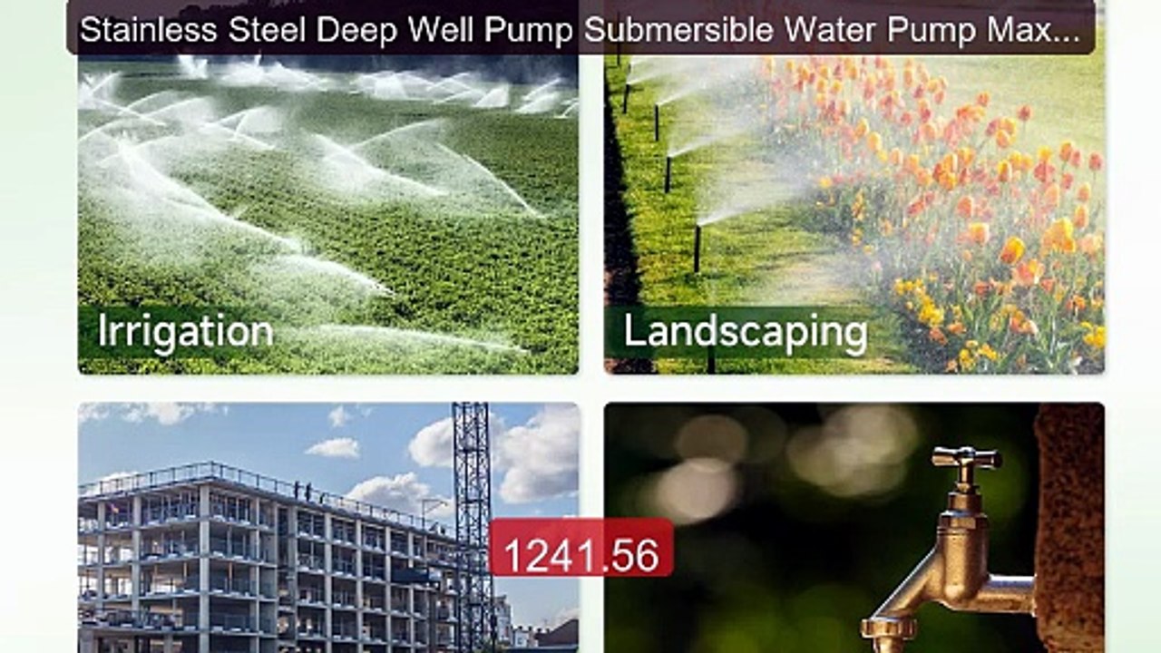 Stainless Steel Deep Well Pump Submersible Water Pump Maxim... -- Top Pick 2026 | Unbeatable Price!